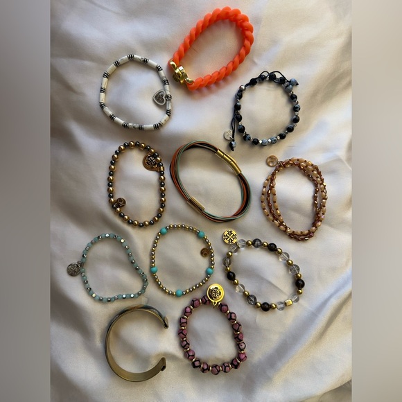 Rustic Cuff 24 Piece Bohemian Inspired Colorful Bracelet Set - Picture 5 of 9